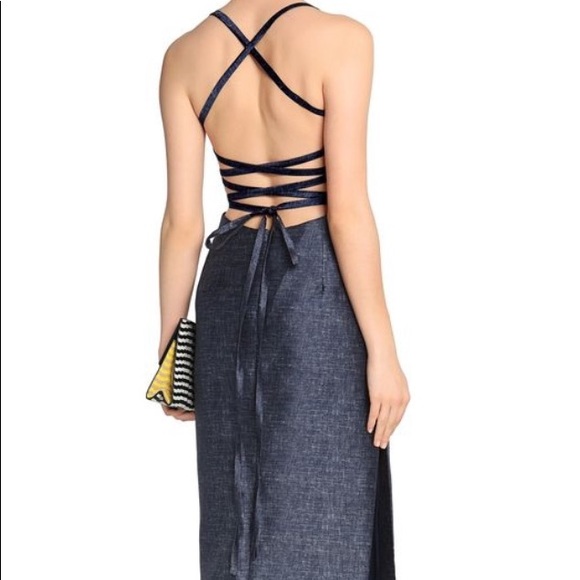 MILLY Addison dress with open back fits size 4 XS 2 - Picture 4 of 14